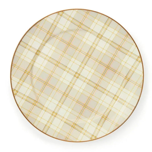 Tartan Latte Charger/Plate