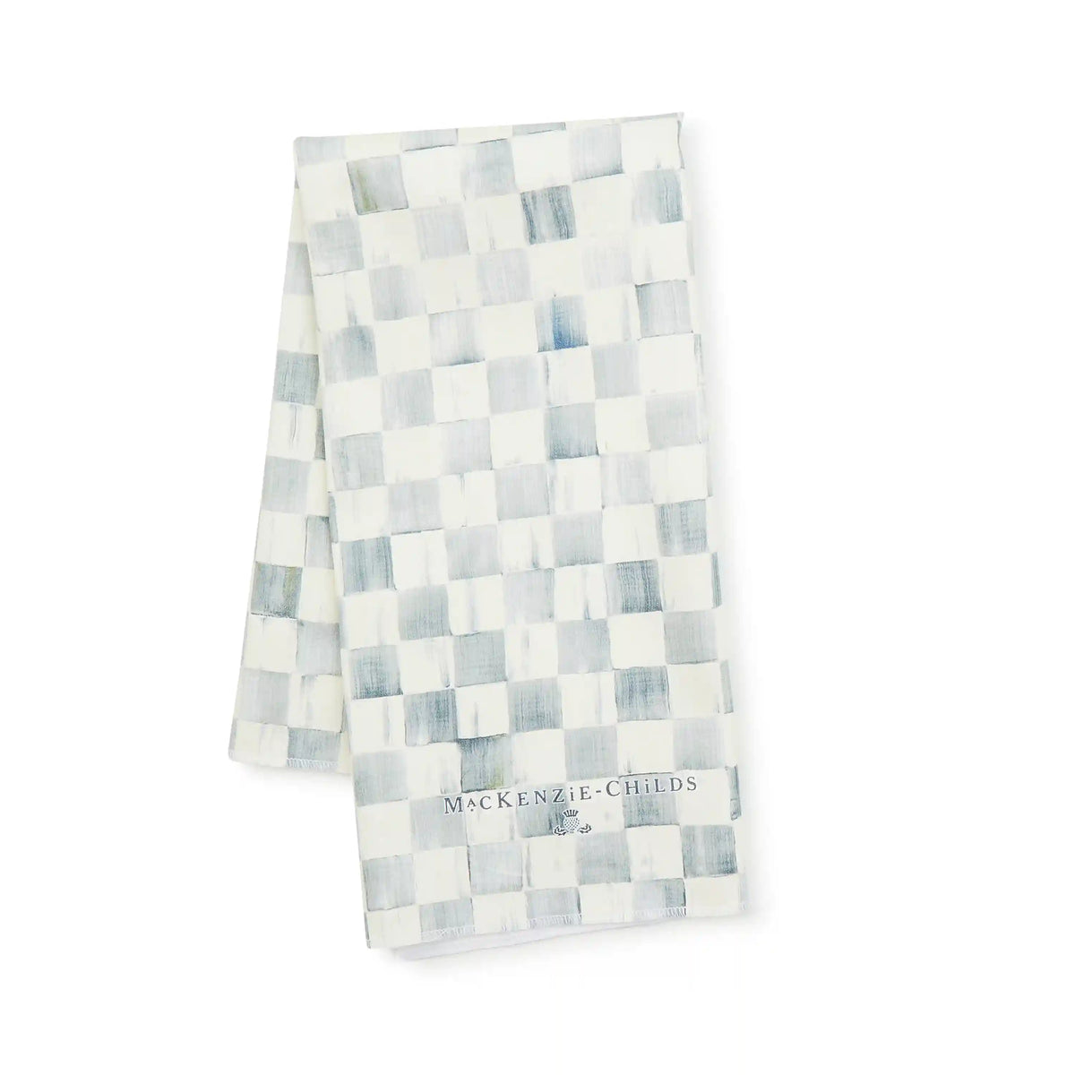 Violet Check Printed Dish Towel