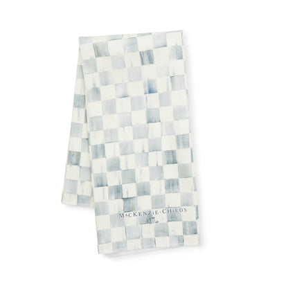 Violet Check Printed Dish Towel