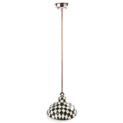 Courtly Check 12" Barn Pendant Lamp