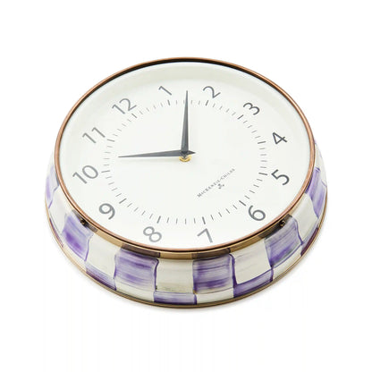 Courtly Check School Wall Clock