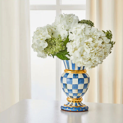 Parchment Check Great Vase