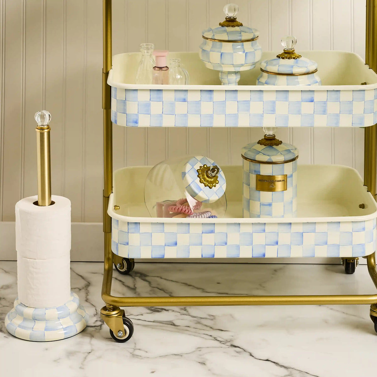 Sweets Jar with Sterling Check Lid