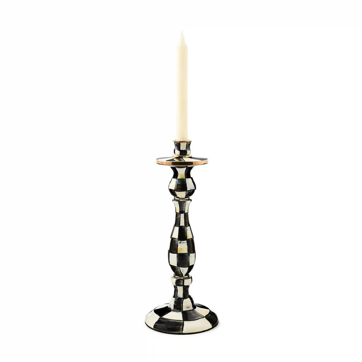 Mocha Check Short Candlestick