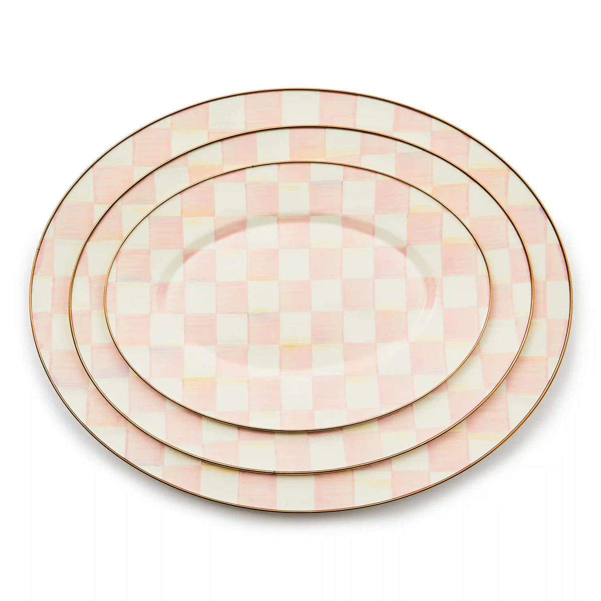 Rosy Check Large Oval Platter