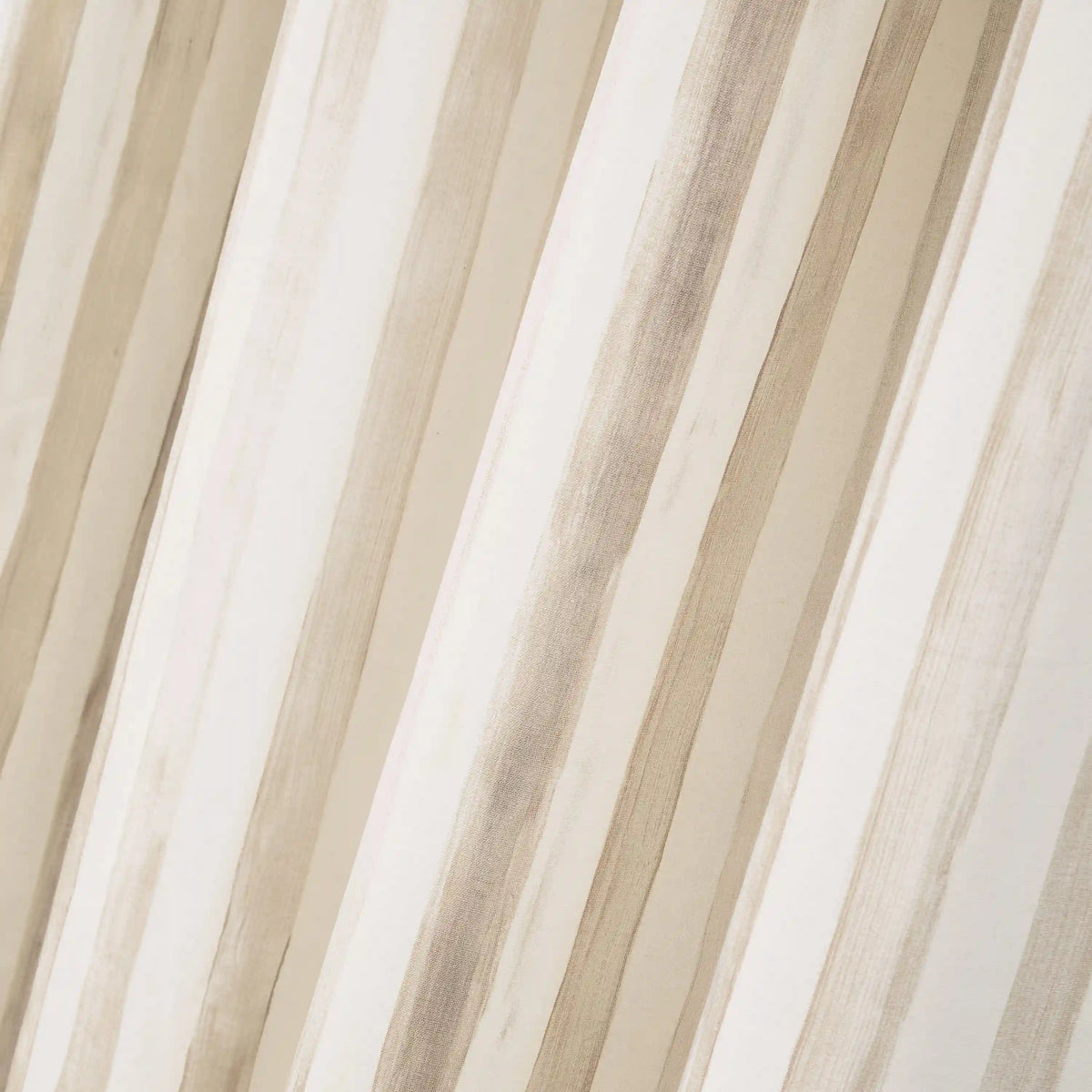 Mocha Check 84" Grommet Curtain Panel