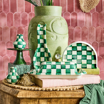Emerald Check Butter Box