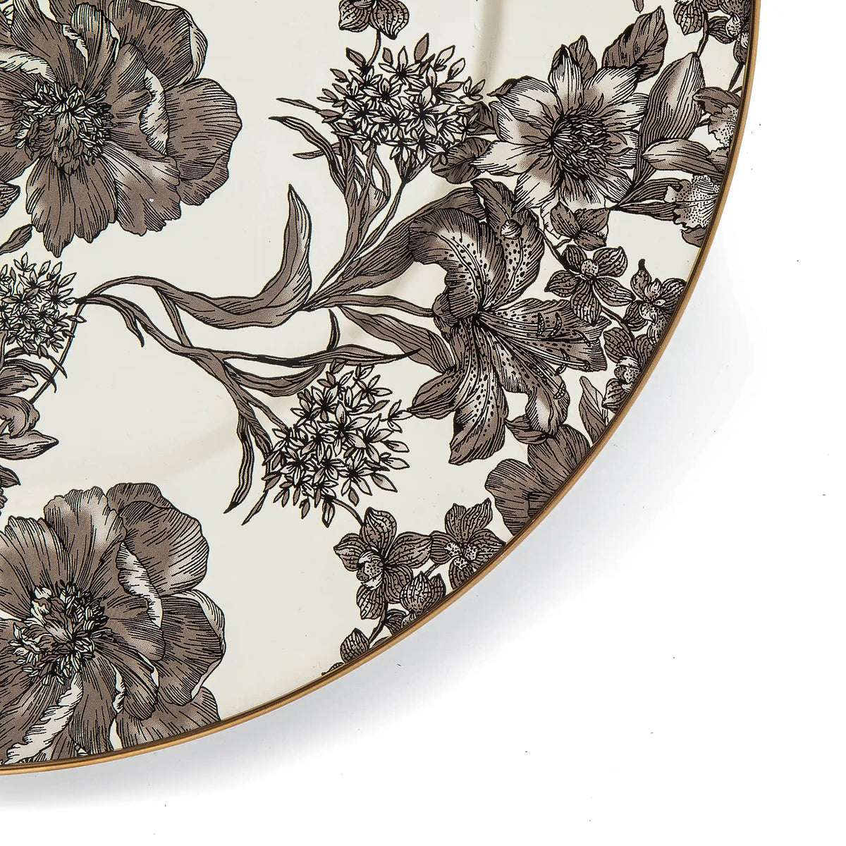 Emerald English Garden Serving Platter