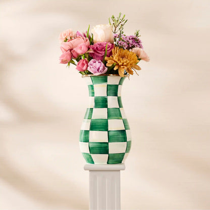 Wild Rose Slate Tall Vase