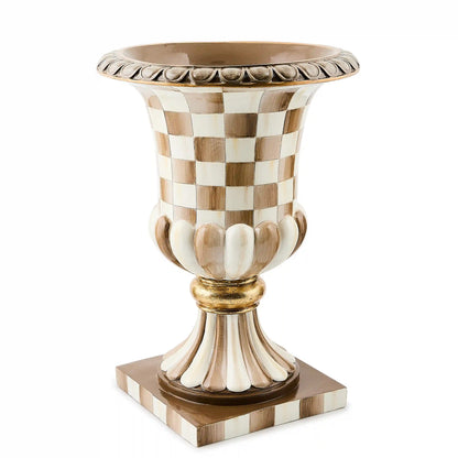 Courtly Stripe Tabletop Urn
