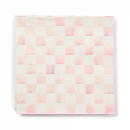 Sterling Check Dinner Paper Napkins
