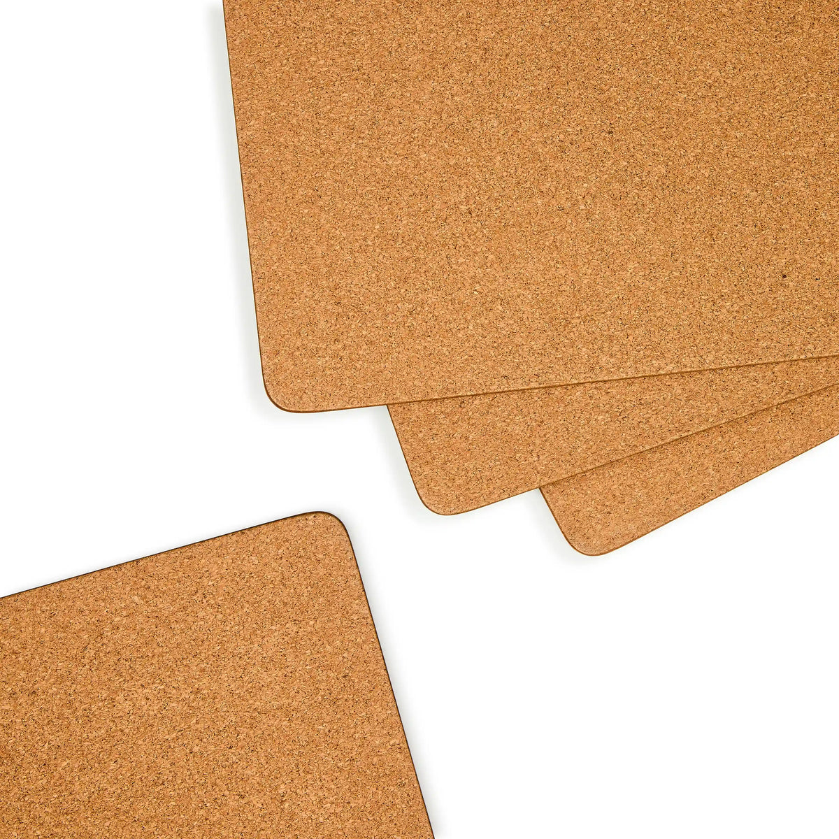 Sterling Check Cork Back Placemats, Set of 4