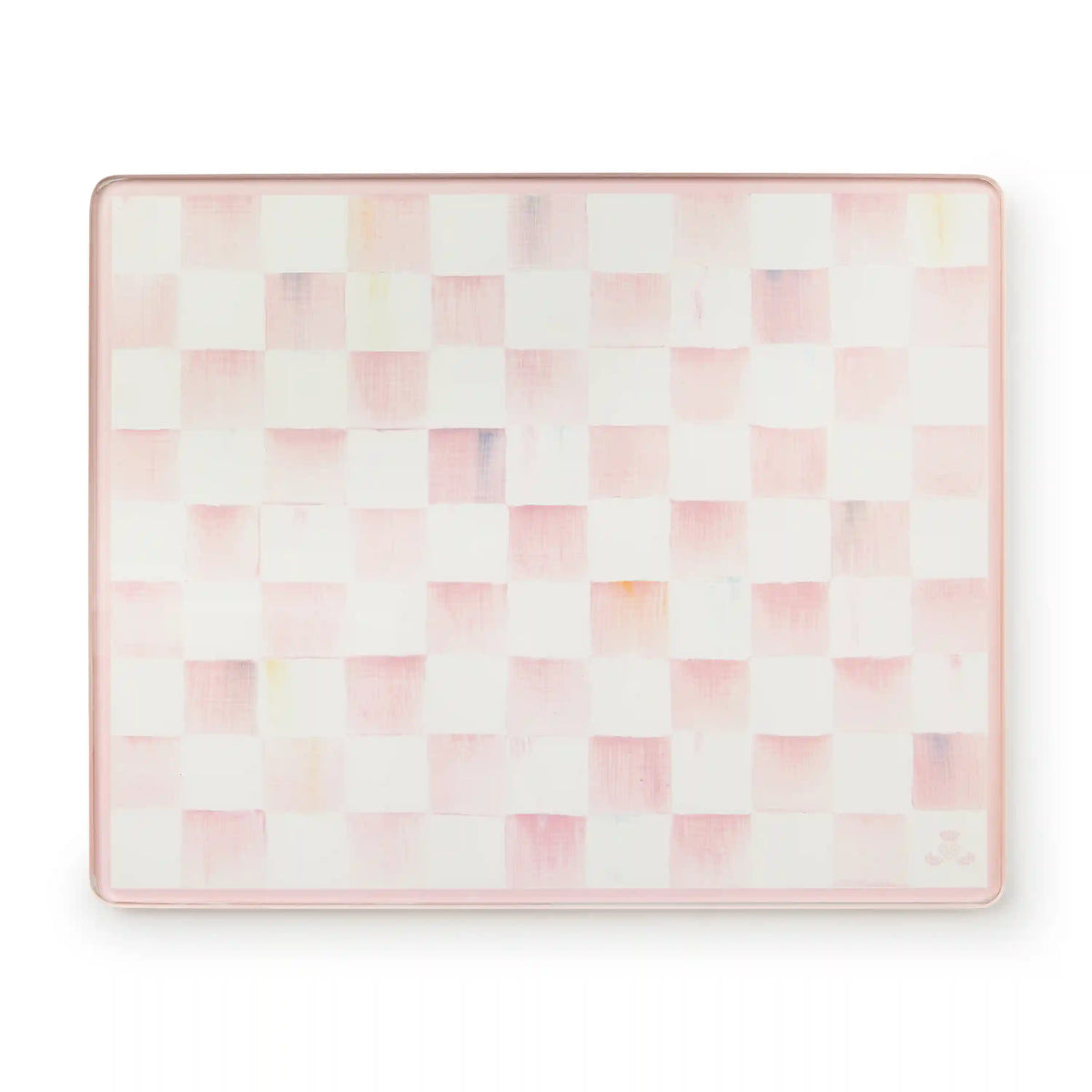 Emerald Check Glass Cutting Boards, Set of 2