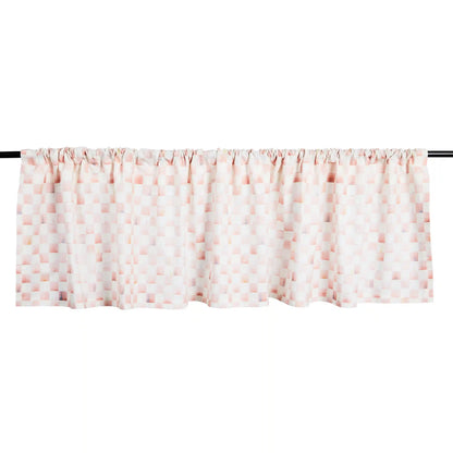 Courtly Check Cafe Valance