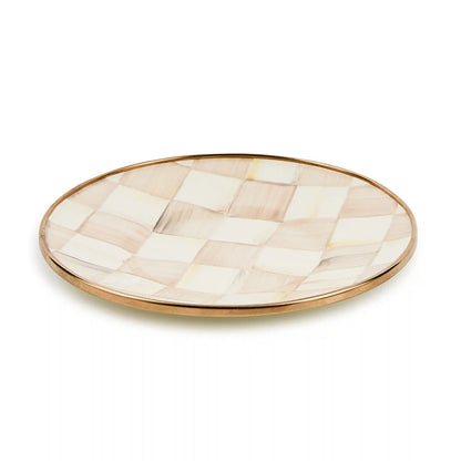Mocha Check Teacup