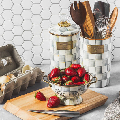 Rosy Check Utensil Holder