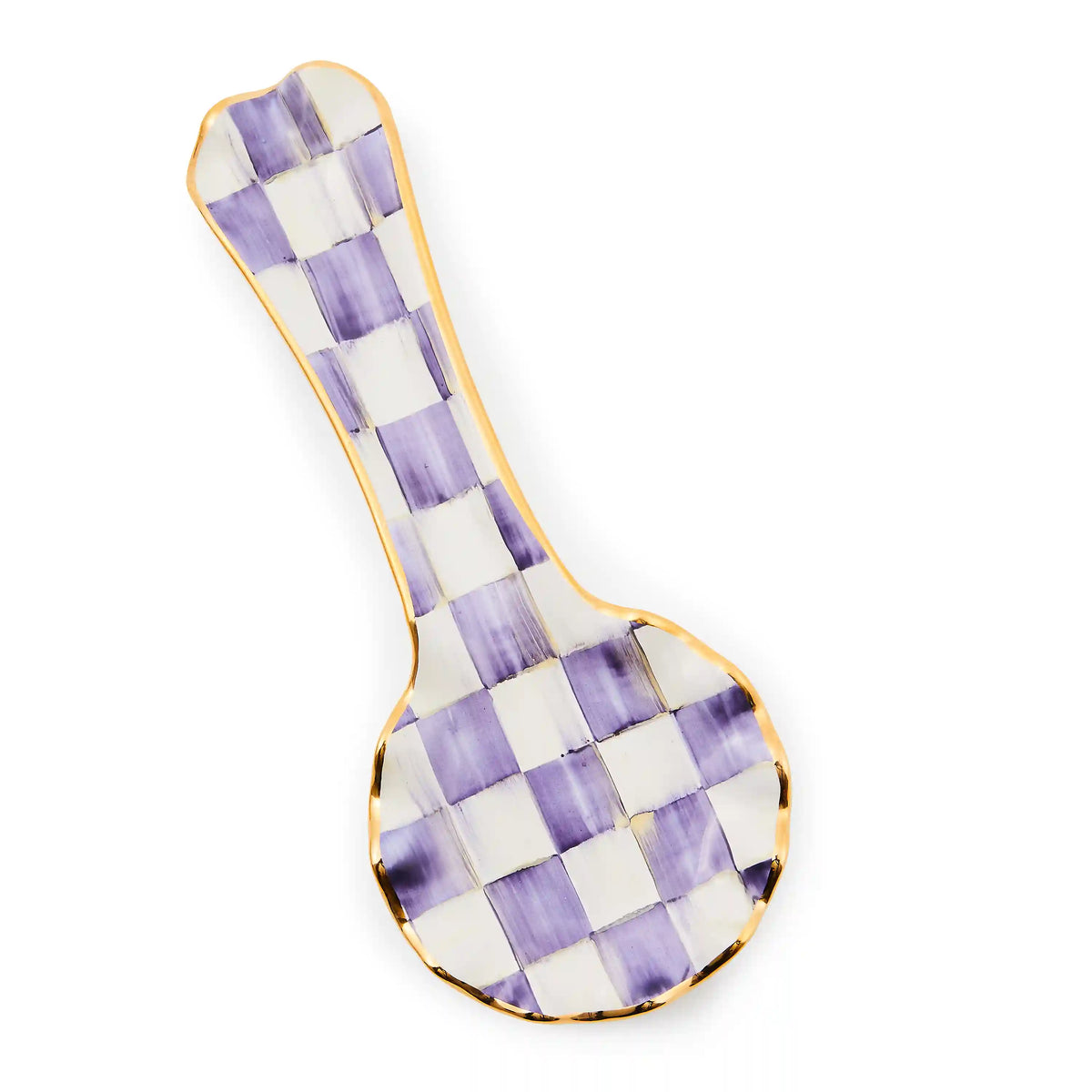 Courtly Check Ceramic Spoon Rest
