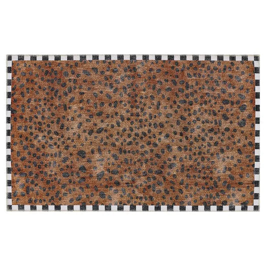 Cheetah 3' x 5' Washable Rug