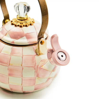 Sterling Check Whistling Tea Kettle