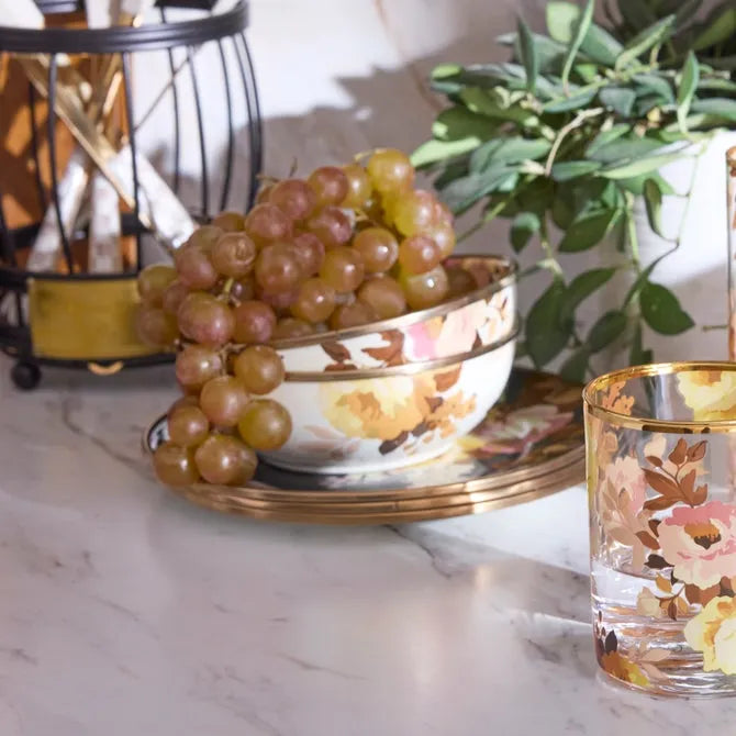 Wild Rose White Everyday Bowl