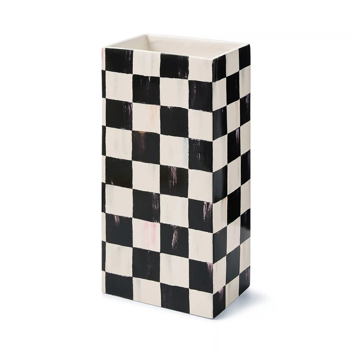 Rosy Check Pillar Vase