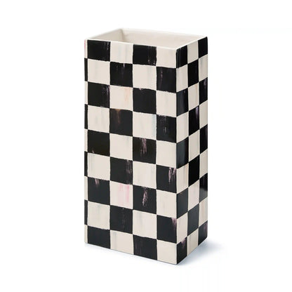 Rosy Check Pillar Vase