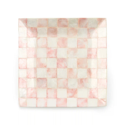 Rosy Check Capiz Catchall Tray