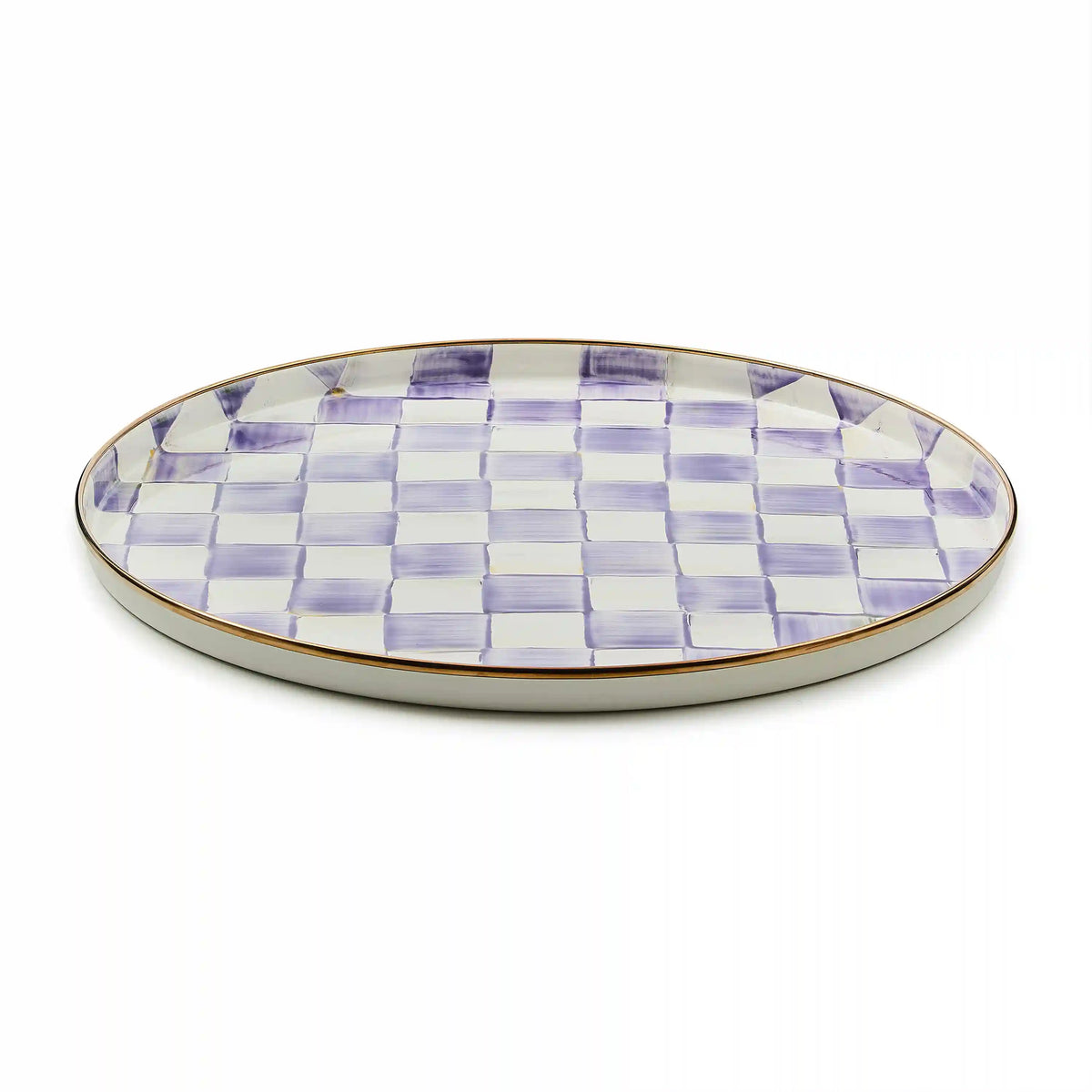 Rosy Check Round Tray