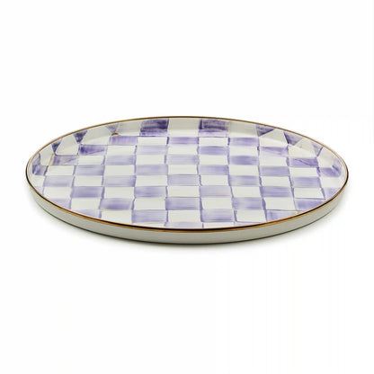 Rosy Check Round Tray