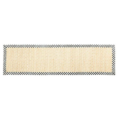 Courtly Check Natural Honeycomb 2'6" x 9' Jute Rug