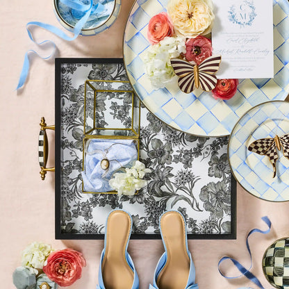 Courtly English Garden Serving Tray