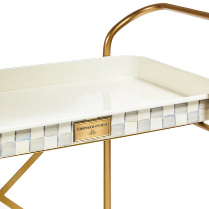 Royal Check 2-Tier Kitchen Cart