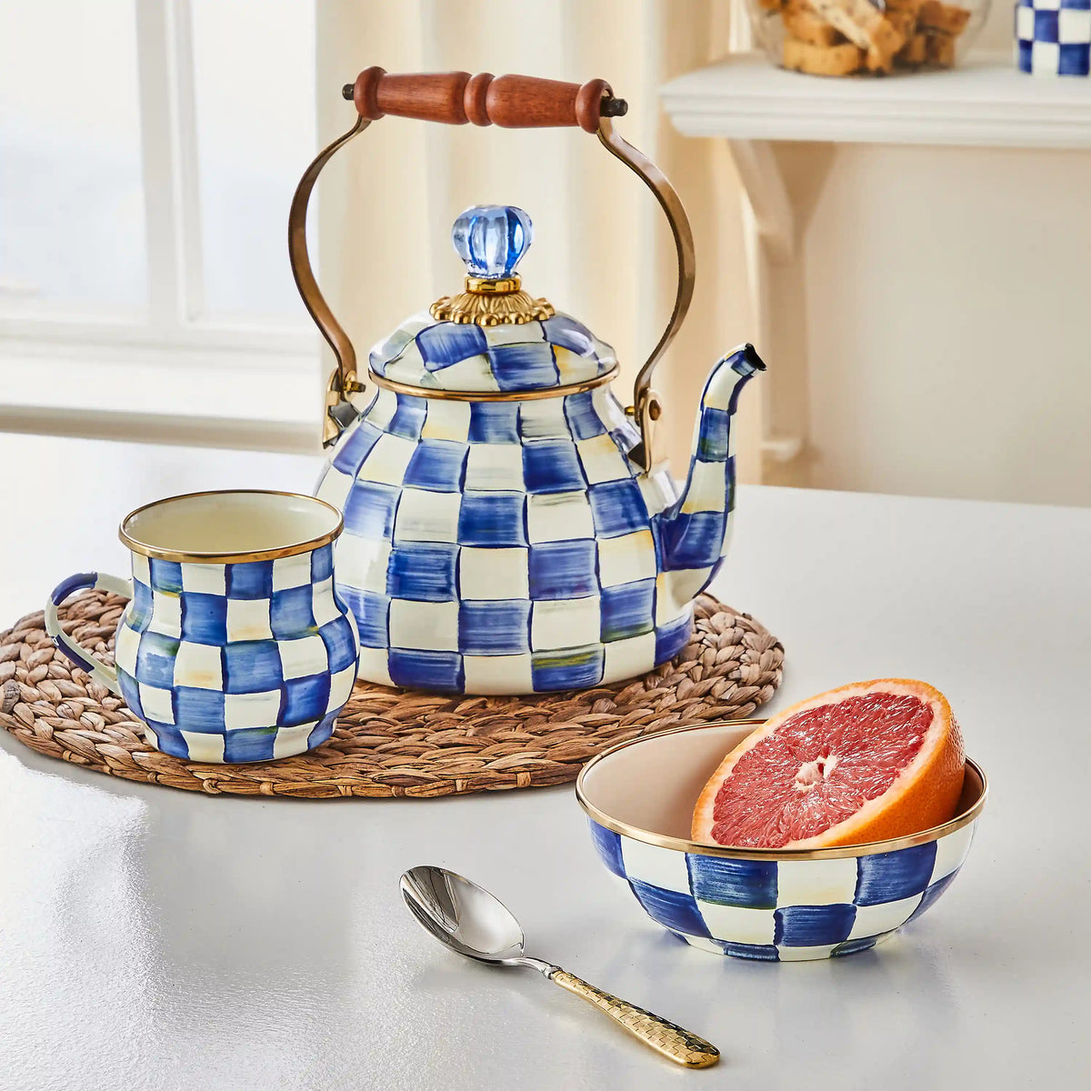 Sterling Check 2 Quart Tea Kettle