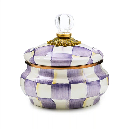 Sterling Check Squashed Pot