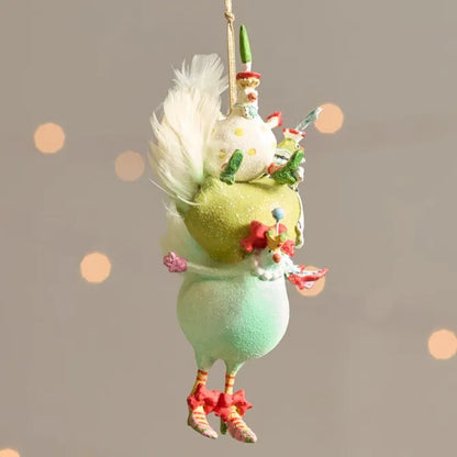 Patience Brewster 12 Days 3 French Hens Ornament
