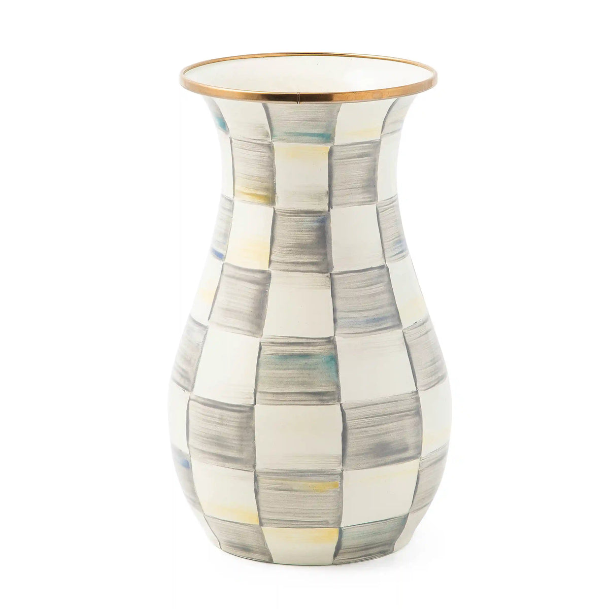 Wild Rose Brown Tall Vase