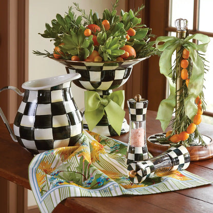 Violet Check Pitcher