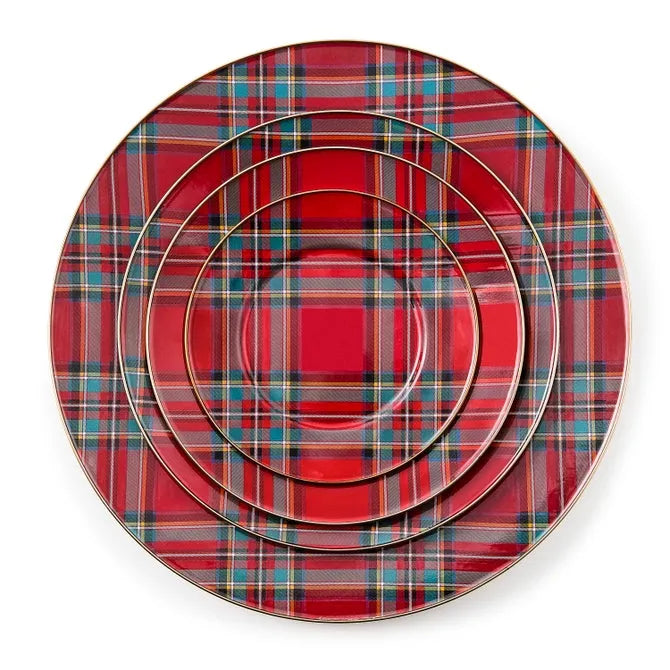 Tartastic Enamel Salad/Dessert Plate - Red