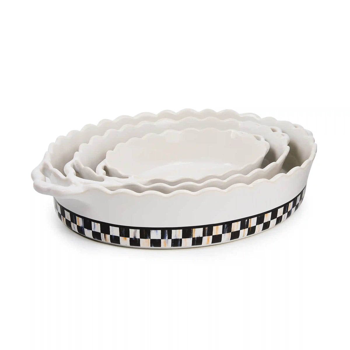 Courtly Check Everyday Large Oval Baker