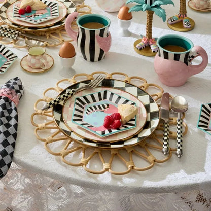 Patience Brewster Flamingo Dessert Plates, Set of 4