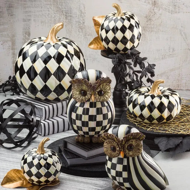Courtly Harlequin Medium Pumpkin