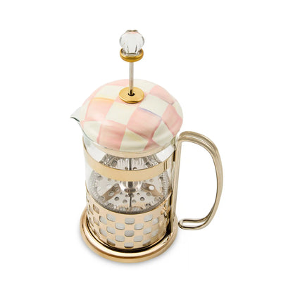 Mocha Check French Press