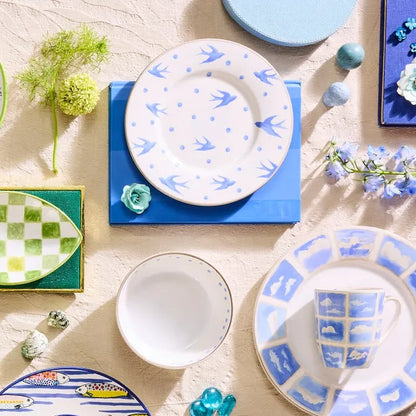 Cloud Watching Salad Plate