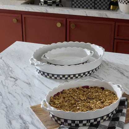 Courtly Check Everyday Large Oval Baker