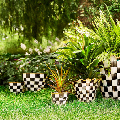 Courtly Check Small Garden Pot