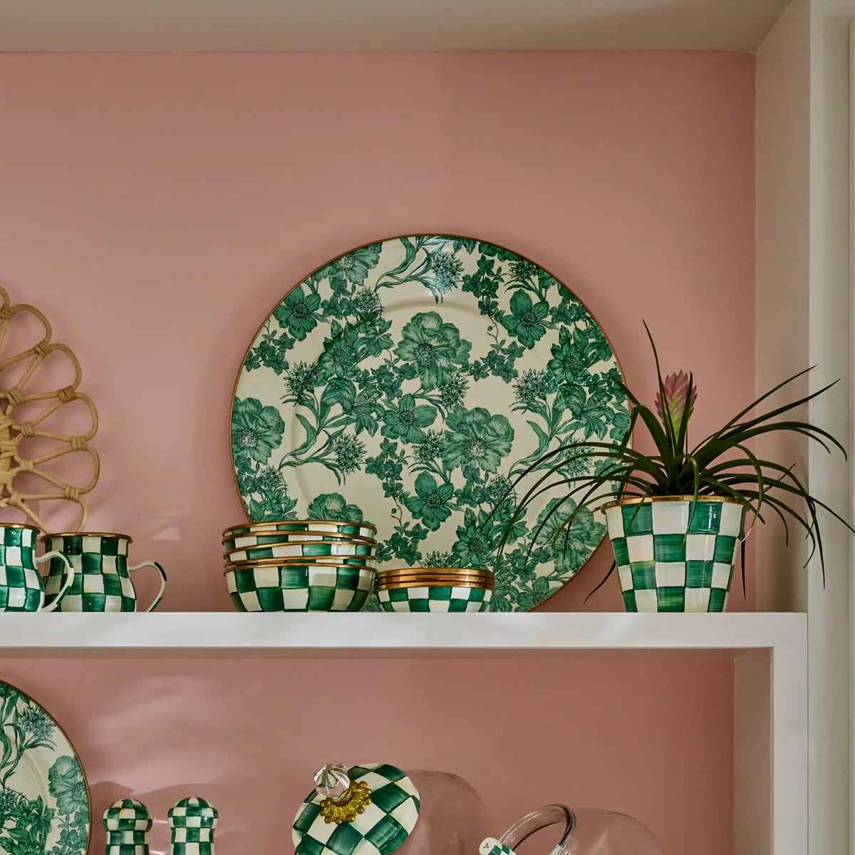 Emerald English Garden Serving Platter