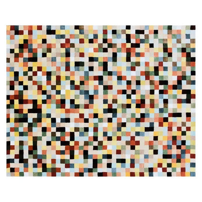 Multicolor Checkerboard 8' x 10' Rug