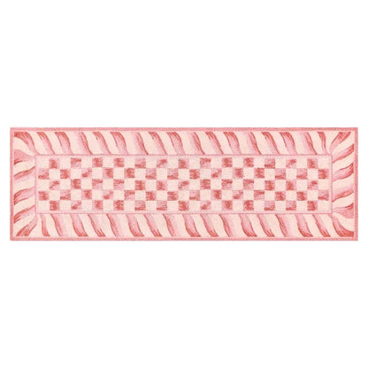 Rosy Check 2'6" x 8' Rug