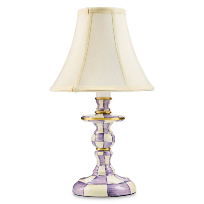 Courtly Check Candlestick Lamp