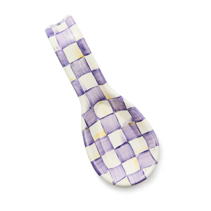 Emerald Check Spoon Rest